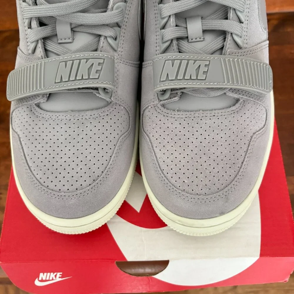 Nike Air Alpha Force 88 Low Basketball Sneaker Medium Grey Men's Nostalgic 9.5